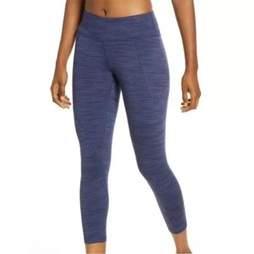 Patagonia Centered Crop Tights‎ Space Dye Dolomite Blue Sz XS